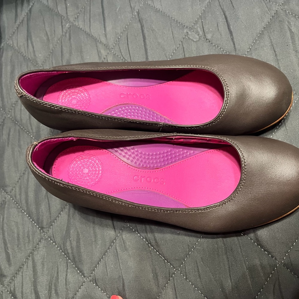 Crocs Women's Brown Ballet wedges